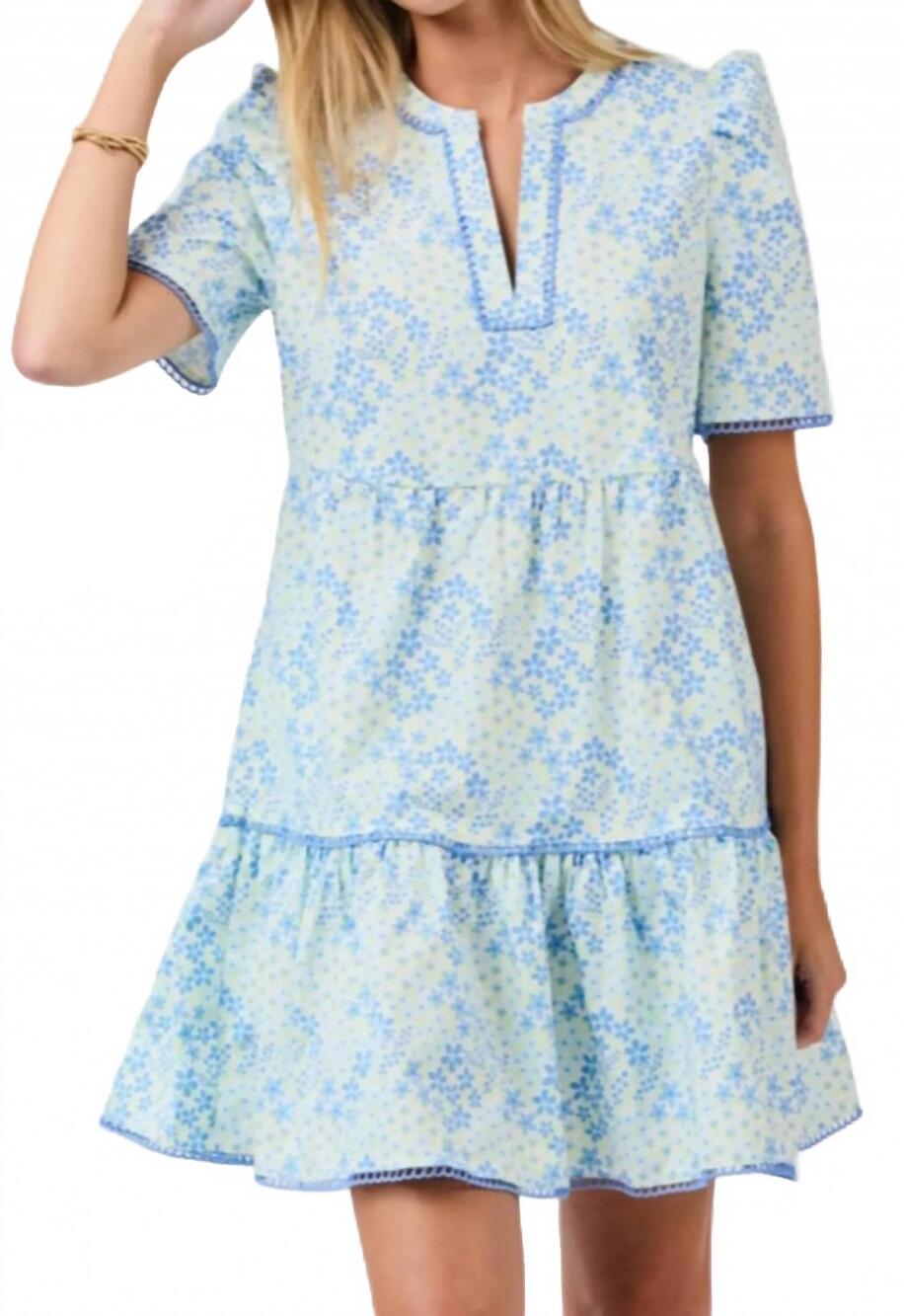 NEW MARY SQUARE adelyn dress in blue